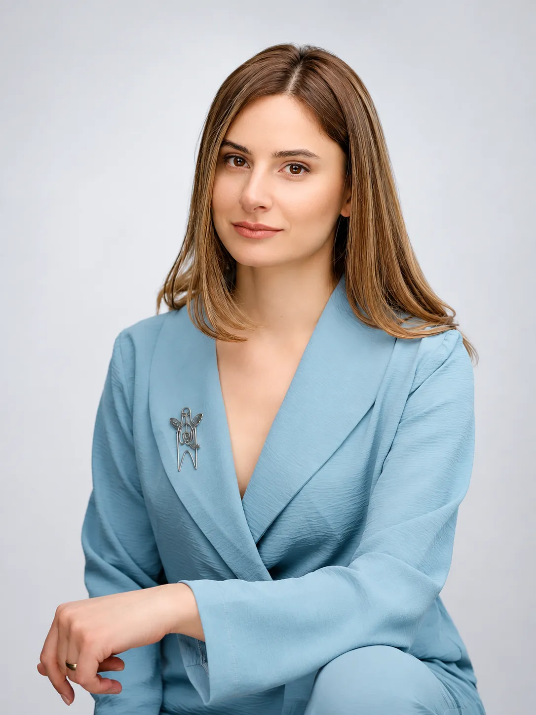 გვანცა ბარაბაძე — პორტრეტი, პირდაპირი მზერა